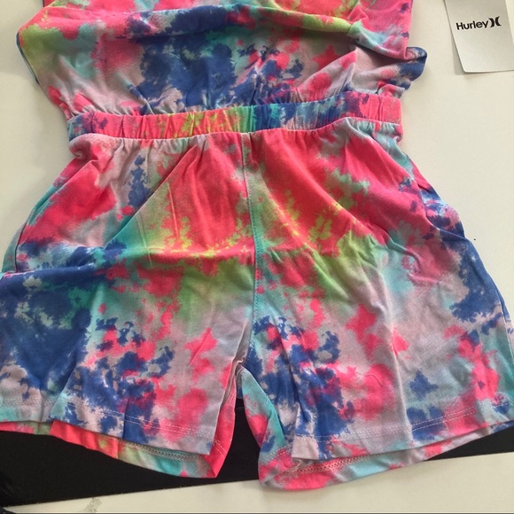 Hurley colorful active jumpsuit outfit 5035 - Picture 3 of 6